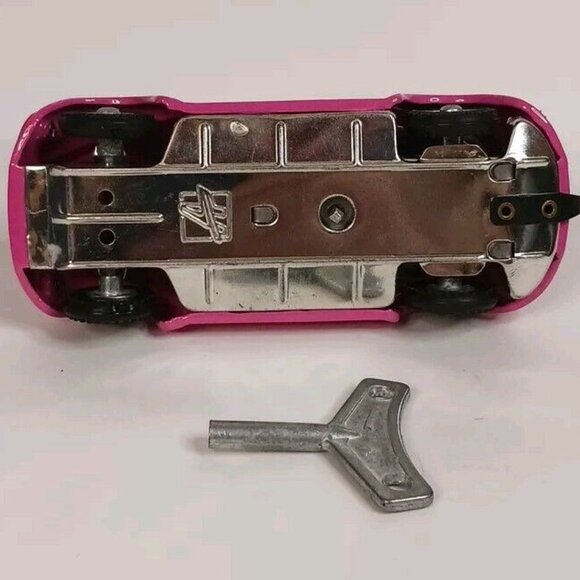 Kovap Volkswagon Beetle Wind-Up Diecast (Tested) VW Pink Vintage No.50/250 Czech - Picture 8 of 11